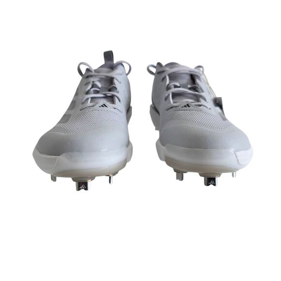 Adidas Adizero Size 9.5 Instinct Metal Fastpitch Softball Cleats Gray Black - Picture 5 of 7